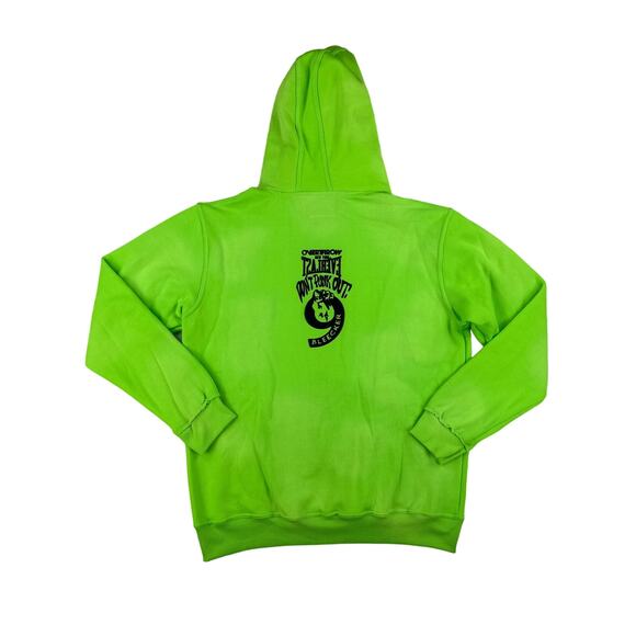Everlast x Overthrow - PUNK! Hoodie and Bones Sweatpants in Neon Green - Picture 6 of 8